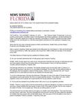 News Service of Florida Has: Five Questions For Senator Eleanor Sobel