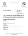 Media Advisory: Florida Senate, Florida House Organization Session 2022