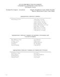 2022 Regular Session Budget Conference Committee Members