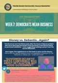 FL SENATE DEMS NEWSLETTER - Week 7: Democrats Mean Business