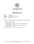 Interim Committee Meeting Schedule