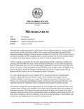 Memorandum Regarding August General Revenue Estimate