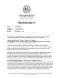 Memorandum from President-Designate Albritton Regarding Leadership Announcements