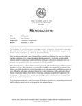 Memorandum from President Albritton Regarding Committee Assignments