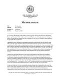Memorandum Regarding Tax Relief