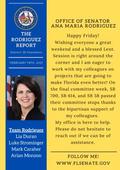 Senate District 39 Newsletter - Ana Maria Rodriguez