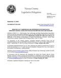 Nassau County Legislative Delegation Notice October 2023