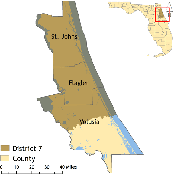St Johns County District Map Senator Hutson - The Florida Senate