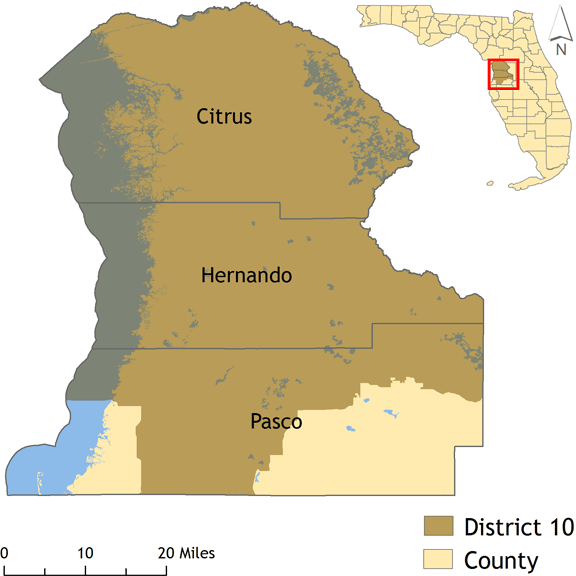 District 10 map