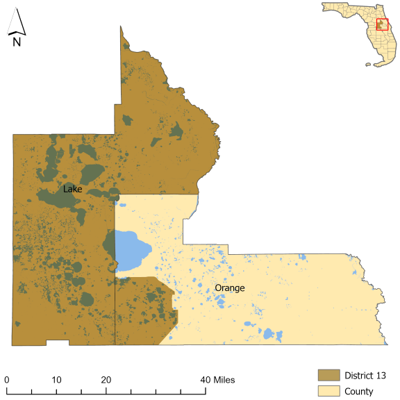 District 13 map