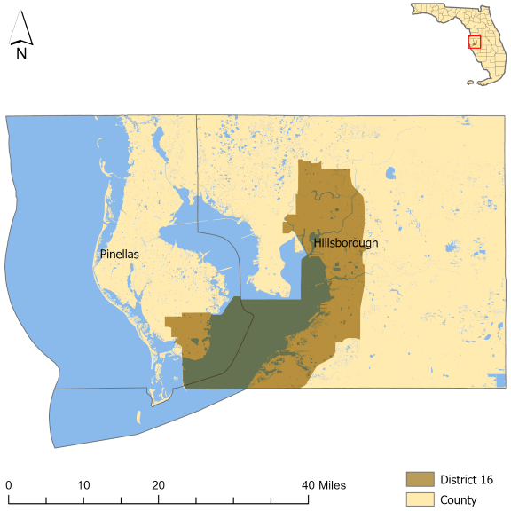 District 16 map