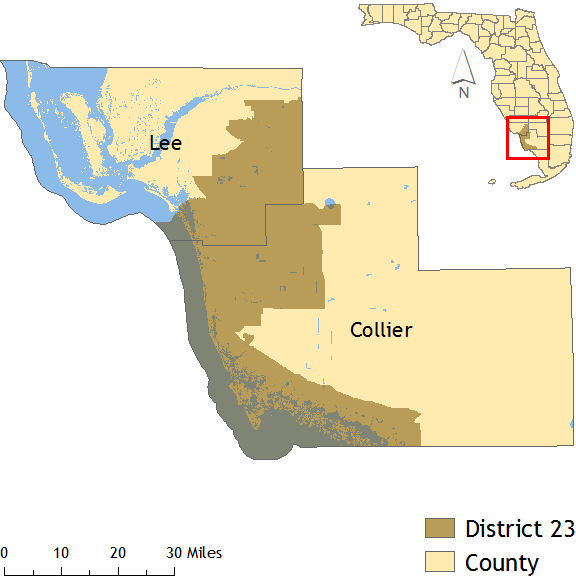 Senator Richter The Florida Senate - Sd23 Webmap